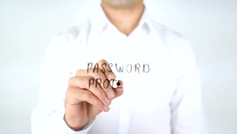 Password-Protected,-Man-Writing-on-Glass