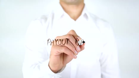 Payout-Day,-Man-Writing-on-Glass