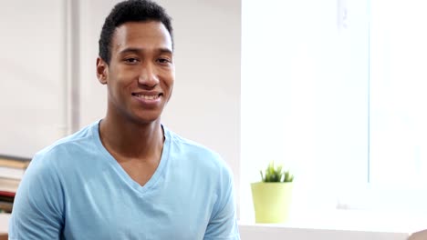 Portrait-of-Smiling-Young-Black-Man