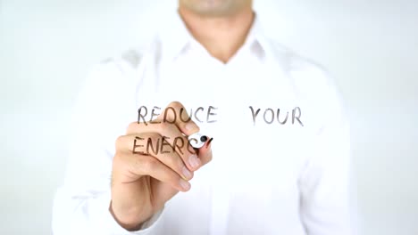 Reduce-Your-Energy-Bill,-Man-Writing-on-Glass