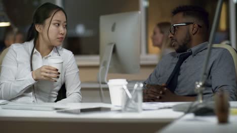 Diverse-Colleagues-Drinking-Coffee-and-Talking