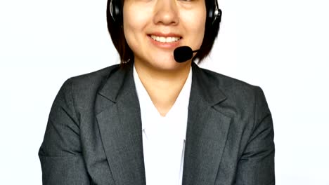 Asiatische-Frauen-operator