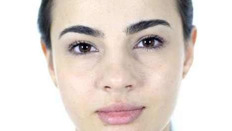 Close-Up-of-Woman-Face