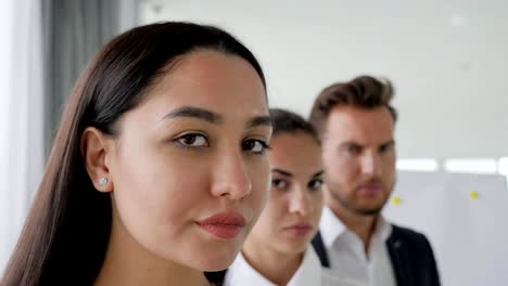 portrait-corporate-people-looking-camera-in-boardroom,-business-persons-pose-in-office,-multinational-portrait