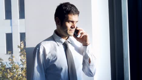 Businessman-talking-on-the-mobile-phone