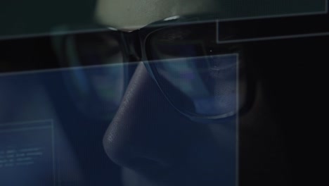 Hacker-with-glasses-connecting-online-and-stealing-data