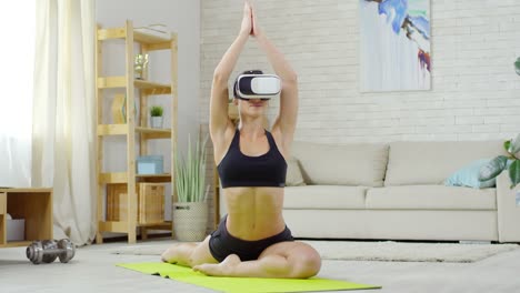 Woman-Practicing-Yoga-Pigeon-Pose