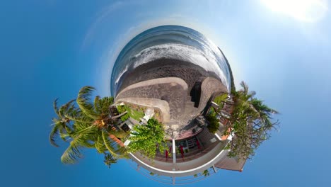 Seascape-with-beach-with-tiny-planet-effect