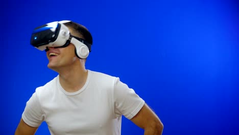 Man-in-virtual-reality-game.