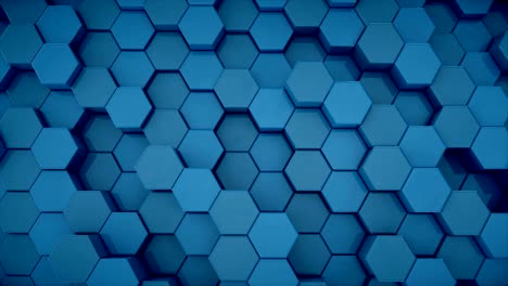 Hexagonal-Grid.-Abstract-Technology-Animation.