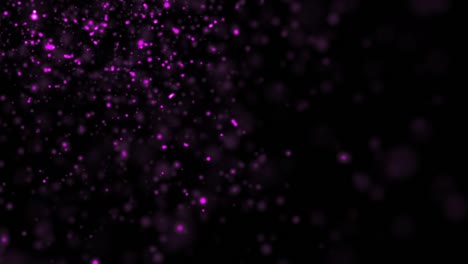 Animation-Abstract-Pink-Particles-on-Black-Background