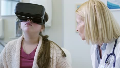 Girl-in-VR-Headset-on-Dietician-Appointment
