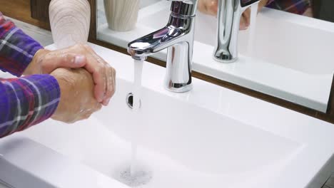 Wash-off-dirt-from-hands,wash-hands-with-soap,take-care-of-the-cleanliness-of-the-body,protect-against-the-virus.