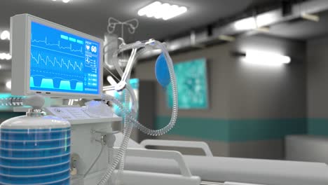 cg-medical-3D-animation,-ICU-medical-ventilator-in-clinic