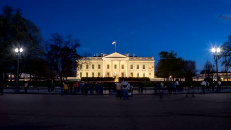 lapso-de-tiempo-de-la-noche-de-los-turistas-en-la-casa-blanca-en-washington