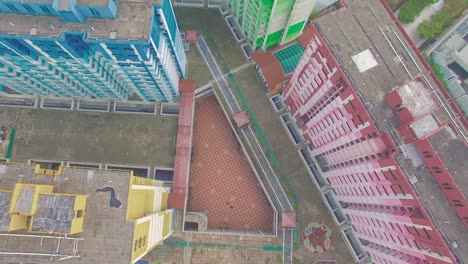 Multicoloured-Rochor-centre-building-an-aerial-view-built-in-1977,-Singapore