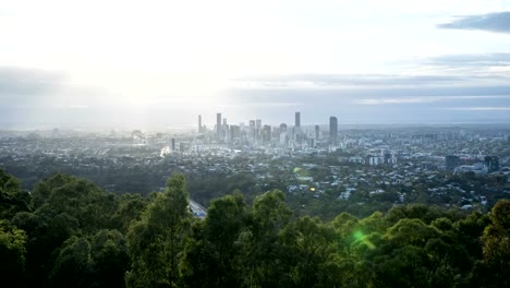 Time-lapse-de-la-ciudad-de-Brisbane