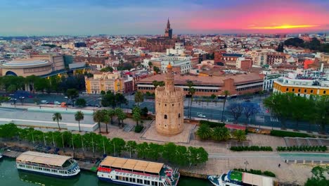 Aerial-view-of-Torre-del-Oro