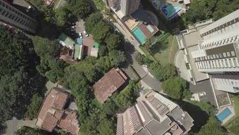 Aerial-drone-shot-of-Medellin-in-Colombia