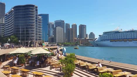 HAFEN-VON-SYDNEY,-AUSTRALIEN---22.-JANUAR-2015-GESCHLOSSEN