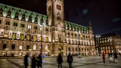 Hamburg-city-hall-building-with-Rathausmarkt---DSLR-hyperlapse