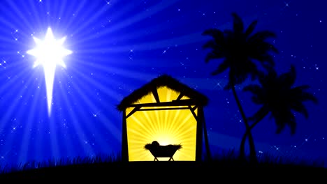 Nativity-(animierter-Hintergrund