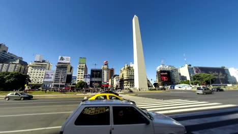 Argentina-Buenos-Aires-monument-time-lapse