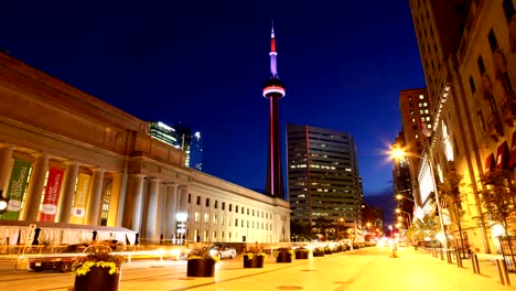 Toronto-Zeitraffer-bei-Nacht