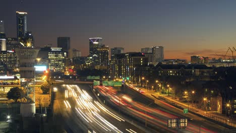 Lapso-de-tiempo-de-la-ciudad-de-Atlanta