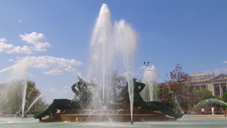 Usa-summer-day-philadelphia-logan-square-fountain-4k-pennsylvania