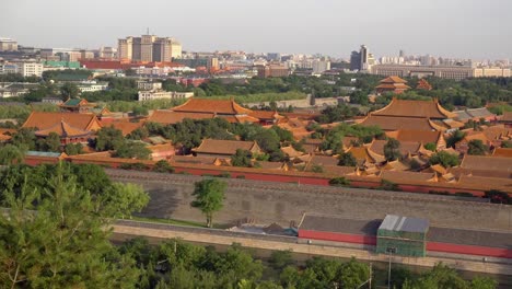 Aerial-view-of-Forbidden-City-in-Beijing