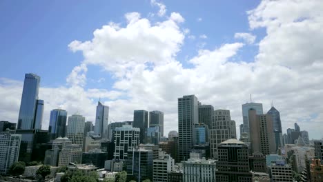 Melbourne-Australien-train-Station-Verkehr-Zeitraffer