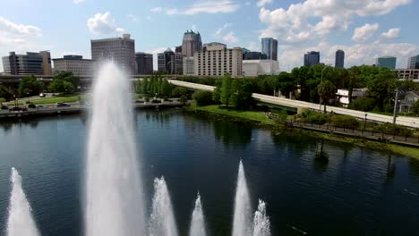 Aerial-of-downtown-Orlando