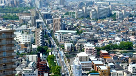 Landschaft-der-Stadt-Tokio