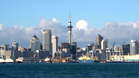 City-center-of-Auckland,-New-Zealand