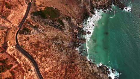 Top-view-of-road-at-Chapmans-Peak-Drive