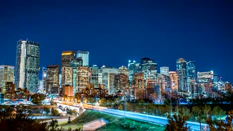 Tiempo-de-horizonte-de-Calgary-anulados-en-la-noche-k-4-1080p