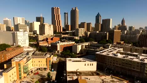 Durante-el-día-cielo-azul-Atlanta-centro-costa-este-arquitectura