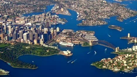 Aerial-Sydney-Harbor-Bridge-Australia