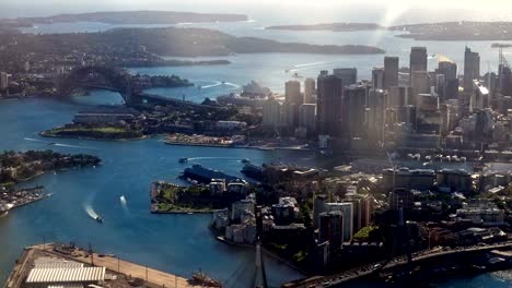 Aerial-Sydney-Harbor-Bridge-Australia