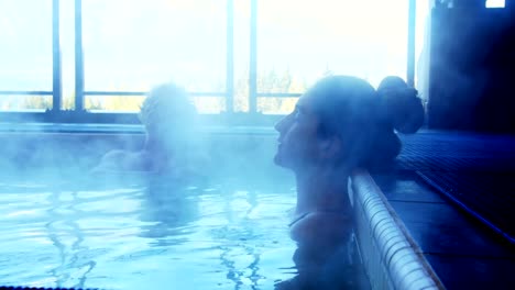 Couple-relaxing-in-swimming-pool