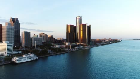 Detroit-Antenne-Stadtbild