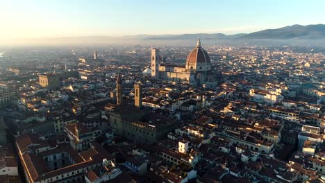 Florenz-|-ITA-|-Aerial-Stadtbild-4K