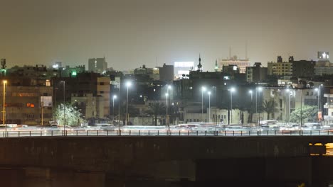 Lapso-de-tiempo-de-puente-de-el-Cairo