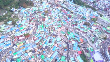 Aerial-view-Gamcheon-Culture-Village-in-Busan-South-Korea