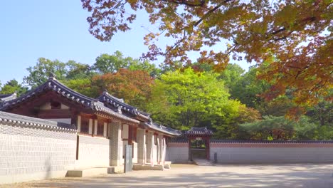 Palacio-de-Gyeongbokgung-en-otoño-de-Corea-del-sur