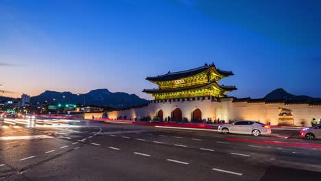 Timelapse-at-Gyeongbokgung-Palace-in-Seoul,South-Korea