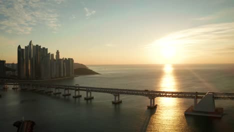 Sunrise-Luftbild-Gwangan-Brücke