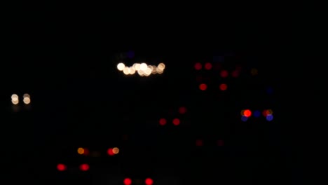 Defocused-passing-car-on-a-highway