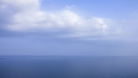 Samcheok,-Korea-Timelapse-view-of-Calm-Sea-in-cloud-change-at-beautiful